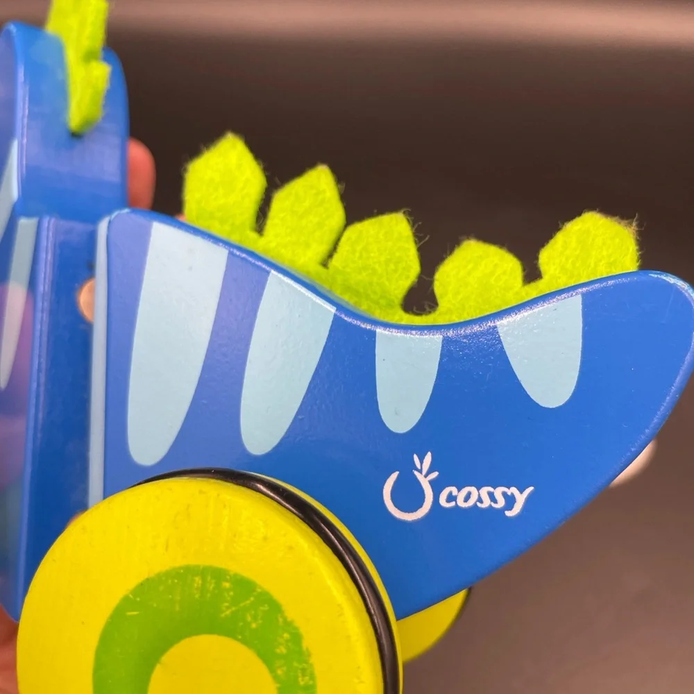Cossy wooden Dinosaur pull along wooden Toys